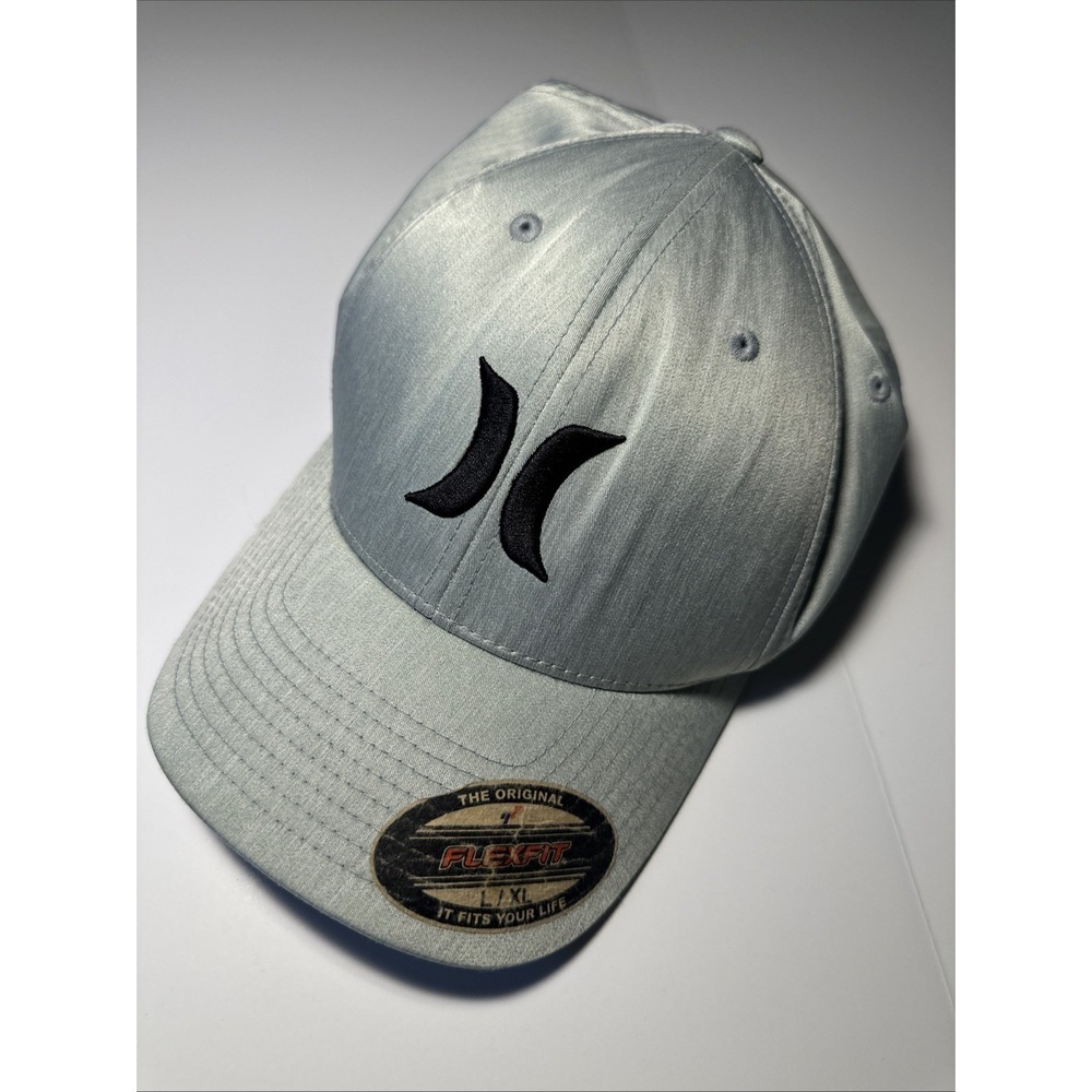 Hurley FlexFit Golf Hat Cap Cool Grey Color w/Back Logo  Size L/XL